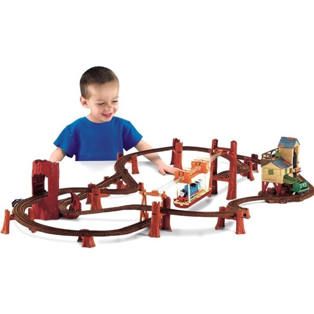 Thomas & Friends Trackmaster Zip, Zoom & Logging Adventure Set COMPLETE No Box